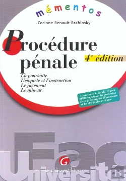 Bertrand.pt - Procedure Penale ; 4e Edition