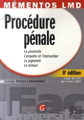 Procédure Pénale (8e Édition)
