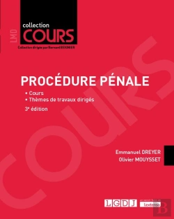 Bertrand.pt - Procédure Pénale : Cours ; Thèmes De Travaux Dirigés (3e Édition)