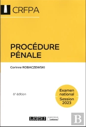 Procedure Penale - Crfpa - Examen National Session 2023