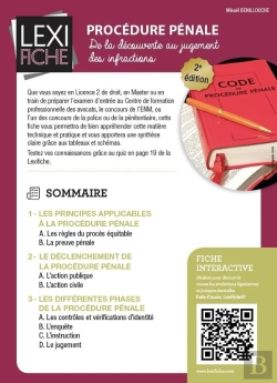 Bertrand.pt - Procédure Pénale ; De La Découverte Au Jugement Des Infractions (2e Édition)