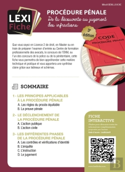 Bertrand.pt - Procédure Pénale : De La Découverte Au Jugement Des Infractions (3e Édition)