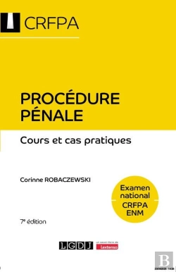 Bertrand.pt - Procédure Pénale : Examen National Crfpa Enm ; Cours Et Cas Pratiques