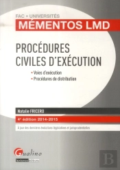 Procedures Civiles D'Execution, 4eme Edition