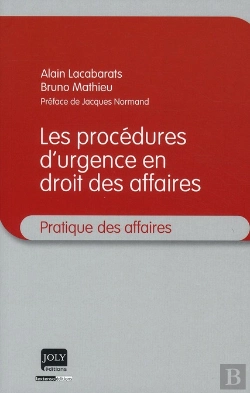 Bertrand.pt - Procédures D'Urgence En Droit Des Affaires