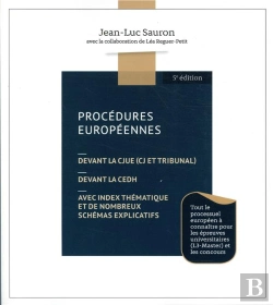 Bertrand.pt - Procédures Européennes (5e Édition)