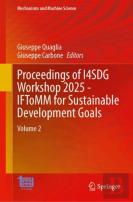 Proceedings Of I4sdg Workshop 2025 - Iftomm For Sustainable Development Goals