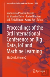 Proceedings Of The 3rd International Conference On Big Data, Iot And Machine Learning