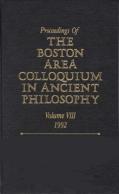 Proceedings Of The Boston Area Colloquium In Ancient Philosophy