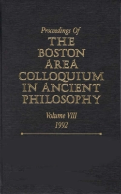 Bertrand.pt - Proceedings Of The Boston Area Colloquium In Ancient Philosophy