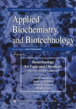 Bertrand.pt - Proceedings Of The Twenty-Fifth Symposium On Biotechnology For Fuels And Chemicals Held May 4-7, 2003, In Breckenridge, Co