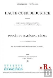 Proces Du Marechal Petain