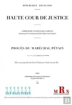 Bertrand.pt - Proces Du Marechal Petain