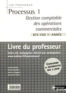 Bertrand.pt - Processus 1 Bts 1 Cgo - Gestion Comptable Des Operations Commerciales  (Les Processus) - Professeur