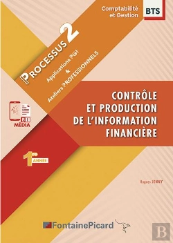 Bertrand.pt - Processus 2 : Contrôle Et Production De L'Information Financière ; Bts Cg, 1e Année ; Corrigé