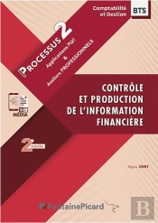 Processus 2 : Contrôle Et Production De L'Information Financière ; Bts Cg, 2e Année ; Corrigé