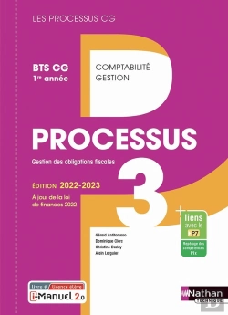 Bertrand.pt - Processus 3 : Gestion Des Obligations Fiscales : Bts Cg : 1re Année : Livre + Licence Élève (Édition 2022)