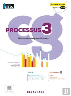 Bertrand.pt - Processus 3 - Gestion Des Obligations Fiscales Bts Comptabilité Gestion (Cg) (2025) - Pochette Élève