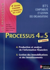 Processus 4 Et 5 ; Bts Cgo 1è Année ; Livre De L'Élève (Édition 2007)