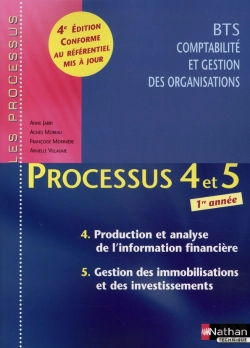 Bertrand.pt - Processus 4 Et 5 ; Bts Cgo 1è Année ; Livre De L'Élève (Édition 2007)