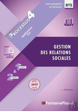 Bertrand.pt - Processus 4, Gestion Des Relations Sociales, 1re Et 2e Années Bts Cg (Édition 2025)