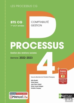 Bertrand.pt - Processus 4 : Gestion Des Relations Sociales : Bts Cg : 1re/2e Années : Livre + Licence Élève (Édition 2022/2023)