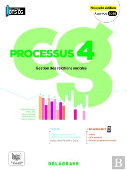 Bertrand.pt - Processus 4 - Gestion Des Relations Sociales Bts Comptabilité Gestion (Cg) (2025) - Pochette Élève