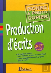 Production D'Écrits ; Cp, Ce1 ; Fichier Photocopiable