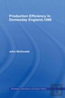 Production Efficiency In Domesday England, 1086