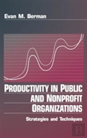 Productivity In Public And Non Profit Organizations