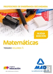 Profesores De Enseñanza Secundaria Matemáticas Temario Volumen 4