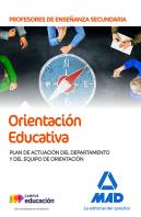 Profesores De Enseñanza Secundaria. Orientación Educativa Plan De Actuación Del Departamento Y Del E