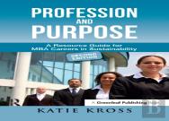 Profession And Purpose