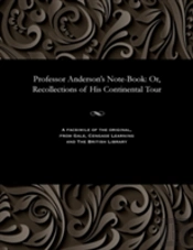 Professor Anderson'S Note-Book