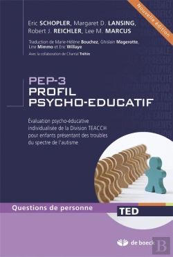 Bertrand.pt - Profil Psycho-Éducatif ; Pep3 Évaluation Fonctionnelle Pour Enfants Autistes
