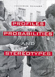 Profiles, Probabilities, And Stereotypes