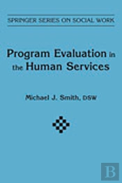 Program Evaluation In Human Services