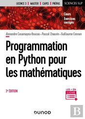 Programmation En Python Pour Les Mathématiques (3e Édition)