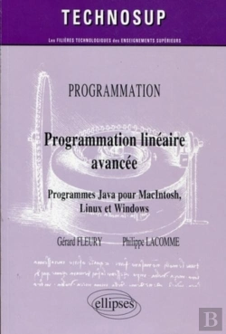 Bertrand.pt - Programmation Linéaire Avancée. Programmes Java Pour Macintosh, Linux Et Windows - Niveau C