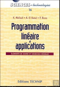 Bertrand.pt - Programmation Lineaire Et Applications