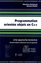 Programmation Orientée Objets En C++ : Une Approche Évolutive