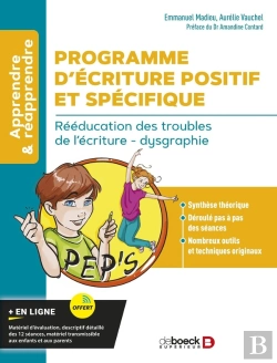 Bertrand.pt - Programme D'Écriture Positif Et Spécifique : Rééducation Des Troubles De L'Écriture - Dysgraphie