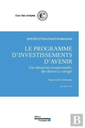 Programme Des Investissements D'Avenir ; Novembre 2015