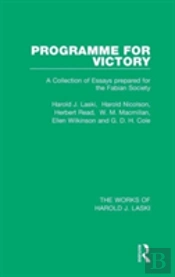 Programme For Victory (Works Of Harold J. Laski)