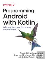 Programming Android With Kotlin