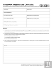 Project Data Skills Checklist Forms