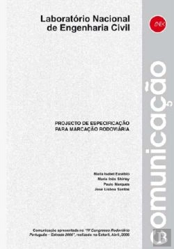 Bertrand.pt - Projecto de especificação para marcação rodoviária