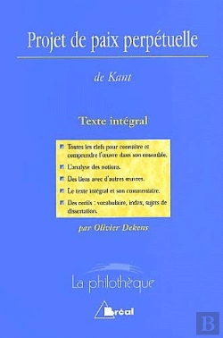 Bertrand.pt - Projet De Paix Perpetuelle De Kant