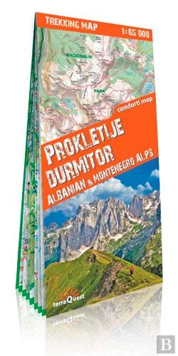 Bertrand.pt - Prokletije, Durmitor. Alpes Albanaises&Montenegro (Gb) (Trekking Map)
