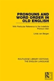 Pronouns And Word Order In Old English